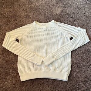 Lululemon Like New Knit Crewneck Sweater White Size 4